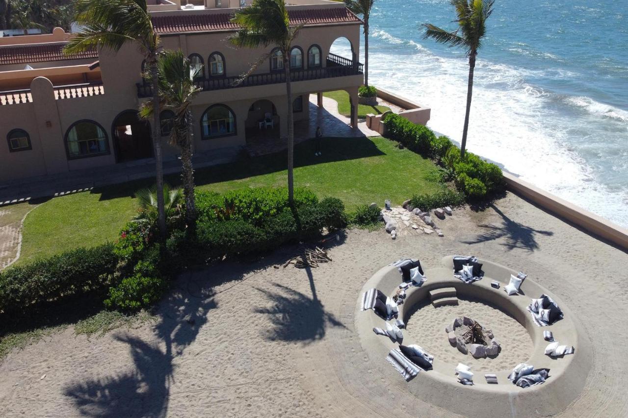 Beachfront Delfin Estate With Pool Sleeps 43 Mazatlán Exterior foto